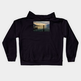 Lake Garda Seen from Malcesine Kids Hoodie